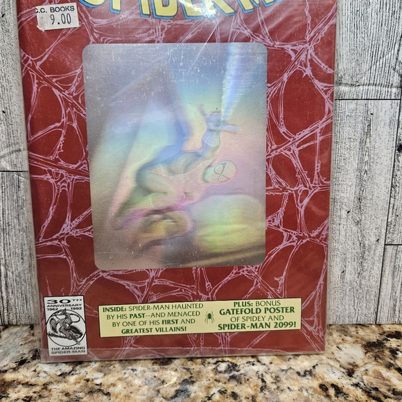 The Amazing Spider-Man #365 Super-Sized 30th Anniversary Issue Marvel RED - Picture 6 of 7